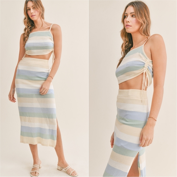 Tied and True Striped Set - Picture 2 of 14